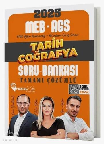 Hoca Kafası Yayınları 2025 MEB-AGS Tarih-Coğrafya Soru Bankası Çözümlü - 1