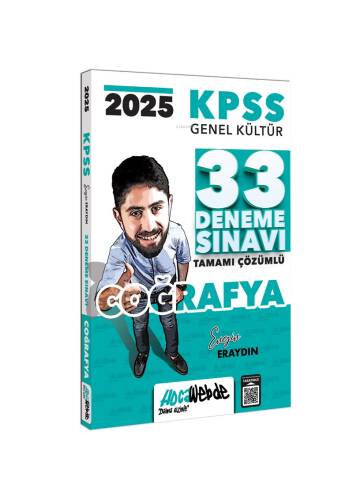 HocaWebde Yayınları 2024 KPSS GK Coğrafya Tamamı Çözümlü 33 Deneme Sınavı - 1