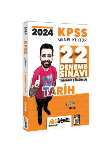 HocaWebde Yayınları 2024 KPSS GK Tarih Tamamı Çözümlü 22 Deneme Sınavı - 1