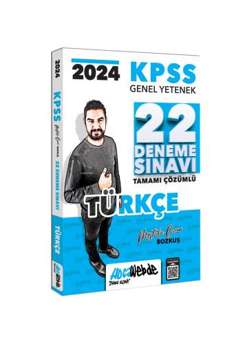 HocaWebde Yayınları 2024 KPSS GY Türkçe Tamamı Çözümlü 22 Deneme Sınavı - 1