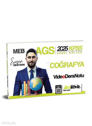 HocaWebde Yayınları 2025 MEB AGS KPSS Türkiye Coğrafyası Video Ders Notu - 1