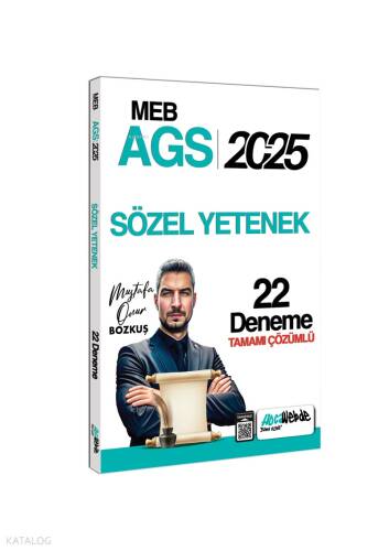 HocaWebde Yayınları 2025 MEB AGS Sözel Yetenek Tamamı Çözümlü 22 Deneme Sınavı - 1