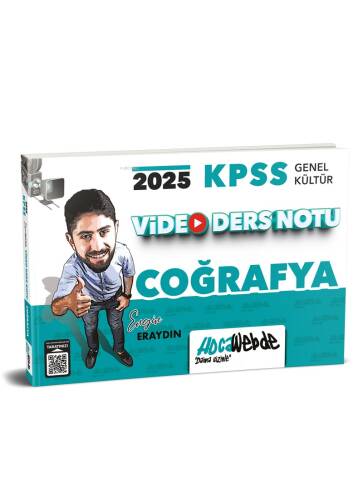 HocaWebde Yayınları KPSS GK Coğrafya Video Ders Notu 2024 - 1