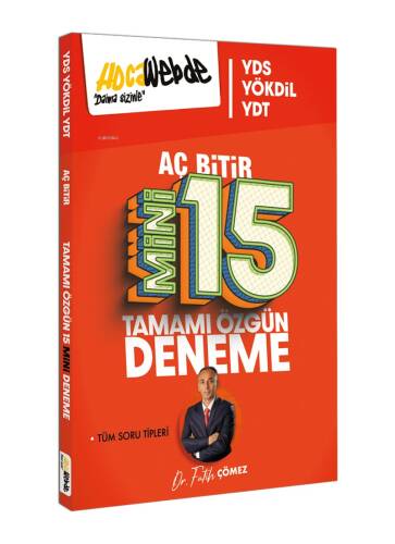 HocaWebde Yayınları YDS YÖKDİL YKSDİL Aç Bitir Mini 15 Deneme - 1