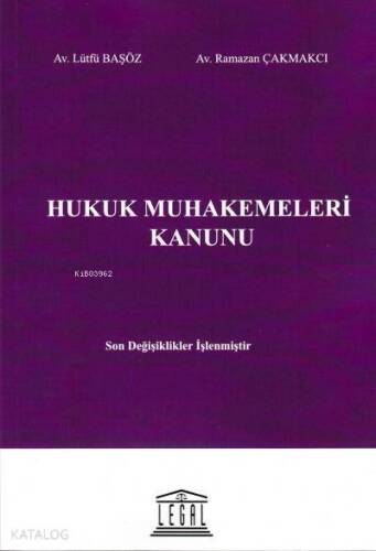 Hukuk Muhakemeleri Kanunu - 1