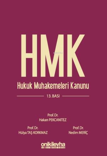 Hukuk Muhakemeleri Kanunu ve İlgili Mevzuat - 1