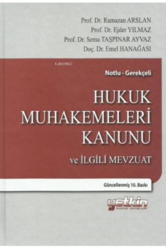 Hukuk Muhakemeleri Kanunu ve İlgili Mevzuat - 1