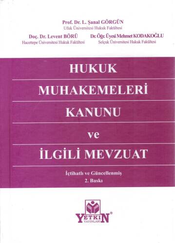 Hukuk Muhakemeleri Kanunu ve İlgili Mevzuat - 1