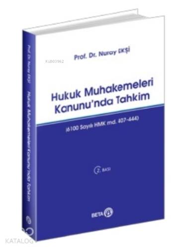 Hukuk Muhakemeleri Kanunu'nda Tahkim - 1