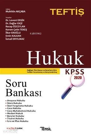 Hukuk Soru Bankası; KPSS 2020 - 1