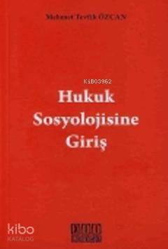 Hukuk Sosyolojisine Giriş - 1