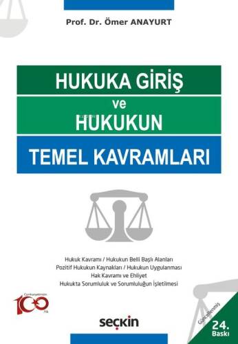 Hukuka Giriş ve Hukukun Temel Kavramları - 1