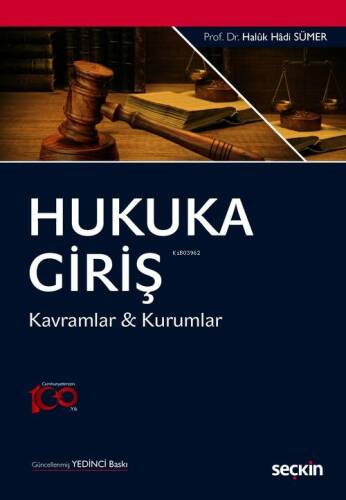 Hukuka Giriş;Kavramlar - Kurumlar - 1