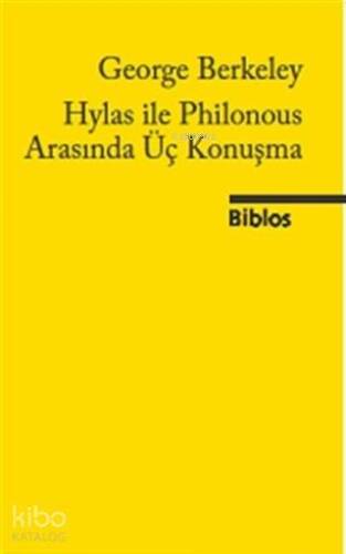 Hylas ile Philonous Arasında Üç Konuşma - 1