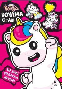 I Love Unicorn Boyama Kitabı Şeker Pembe - 1