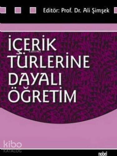 İçerik Türlerine Dayalı Öğretim - 1