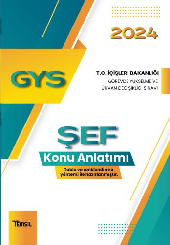 İçişleri Bakanlığı Görevde Yükselme ve Ünvan Değişikliği Sınavı ŞEF Konu Anlatımı - 1