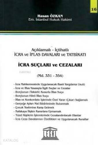 İcra Suçları ve Cezaları - Seri 16 - 1