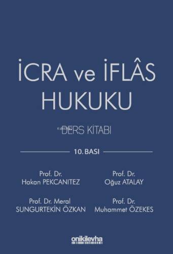 İcra ve İflas Hukuku Ders Kitabı - 1