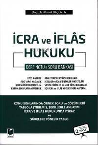 İcra ve İflas Hukuku Ders Notu % Soru Bankası - 1