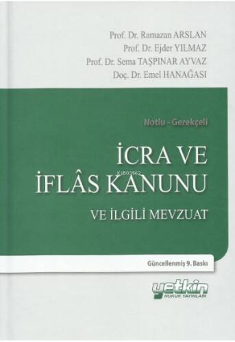 İcra ve İflas Kanunu ve İlgili Mevzuat - 1