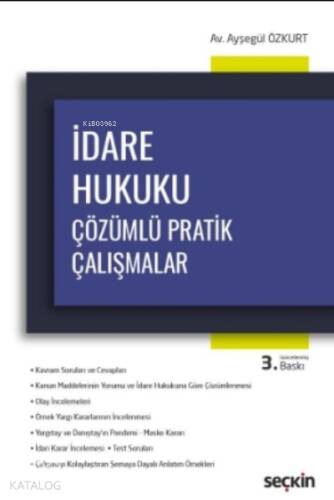 İdare Hukuku Çözümlü Pratik Çalışmalar - 1