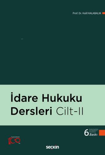 İdare Hukuku Dersleri Cilt: II - 1