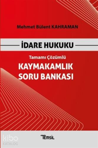 İdare Hukuku Kaymakamlık Soru Bankası Tamamı Çözümlü - 1