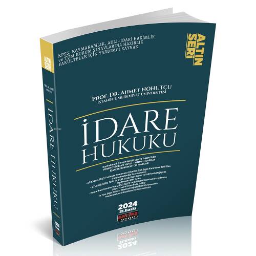 İdare Hukuku Konu Anlatımı - 1