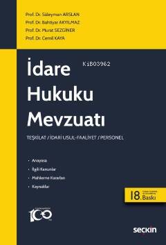 İdare Hukuku Mevzuatı - 1