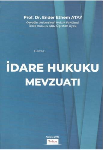 İdare Hukuku Mevzuatı - 1