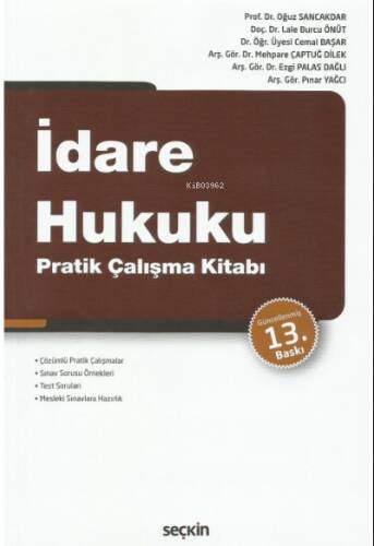 İdare Hukuku Pratik Çalışma Kitabı - 1