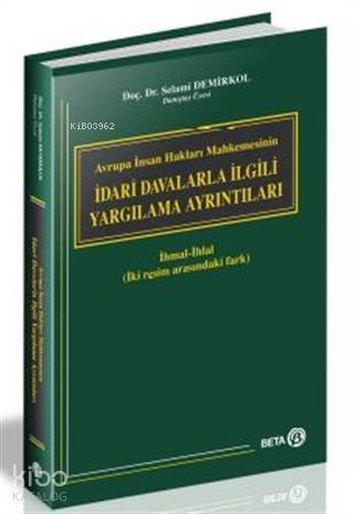 İdari Davalarla İlgili Yargılama Ayrıntıları - 1