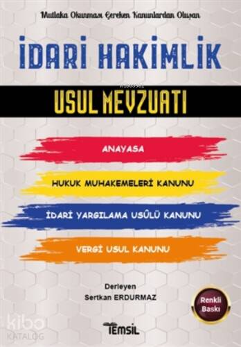 İdari Hakimlik Usul Mevzuatı - 1