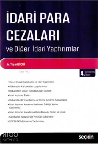 İdari Para Cezaları ve Diğer İdari Yaptırımlar - 1