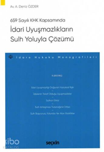 İdari Usul Hukukunda Hukuki Güvenlik İlkesi İdare Hukuku Monografileri - 1