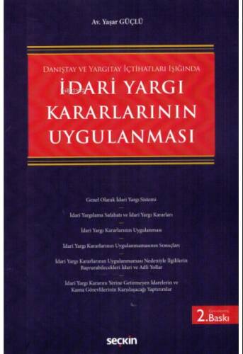 İdari Yargı Kararlarının Uygulanması - 1