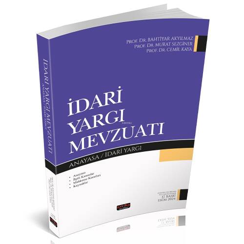 İdari Yargı Mevzuatı - 1