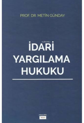 İdari Yargılama Hukuku - 1