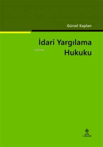 İdari Yargılama Hukuku Gürsel Kaplan - 1