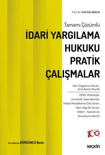 İdari Yargılama Hukuku Pratik Çalışmalar - 1