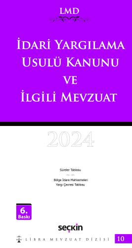 İdari Yargılama Usulü Kanunu ve İlgili Mevzuat / LMD–10 - 1