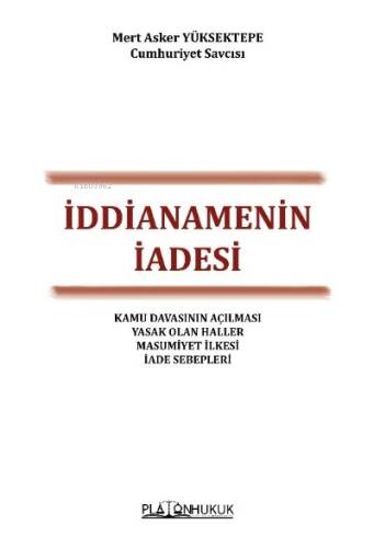 İddianamesi İadesi - 1