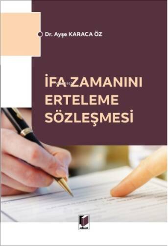 İfa Zamanını Erteleme Sözleşmesi - 1