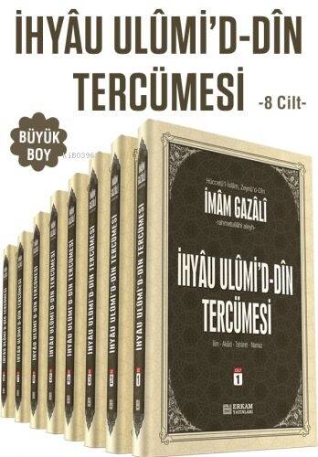 İhya-u Ulumid'd-Din Tercümesi Büyük Boy (8 Cilt Takım) - 1