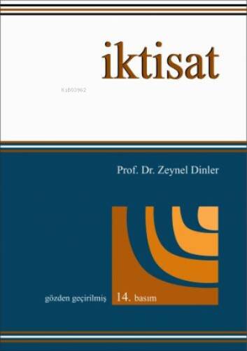 İktisat Zeynel Dinler - 1