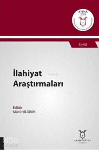 İlahiyat Araştırmaları;(Aybak 2019 Eylül) - 1