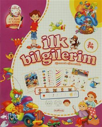 İlk Bilgilerim; Öğrenmek Eğlencelidir (CD ve Kalem Hediyeli) 5+ Yaş - 1