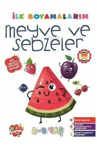 İlk Boyamalarım - Meyve ve Sebzeler - 1