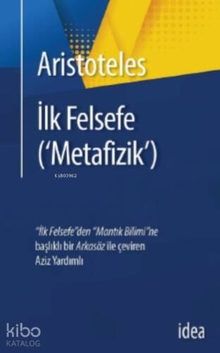 İlk Felsefe (Metafizik) - 1